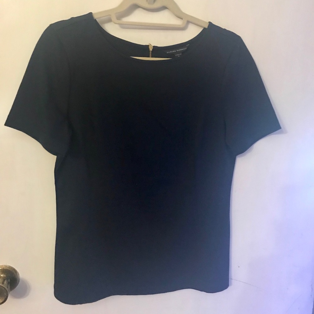 Banana Republic Navy Top w/ zipper